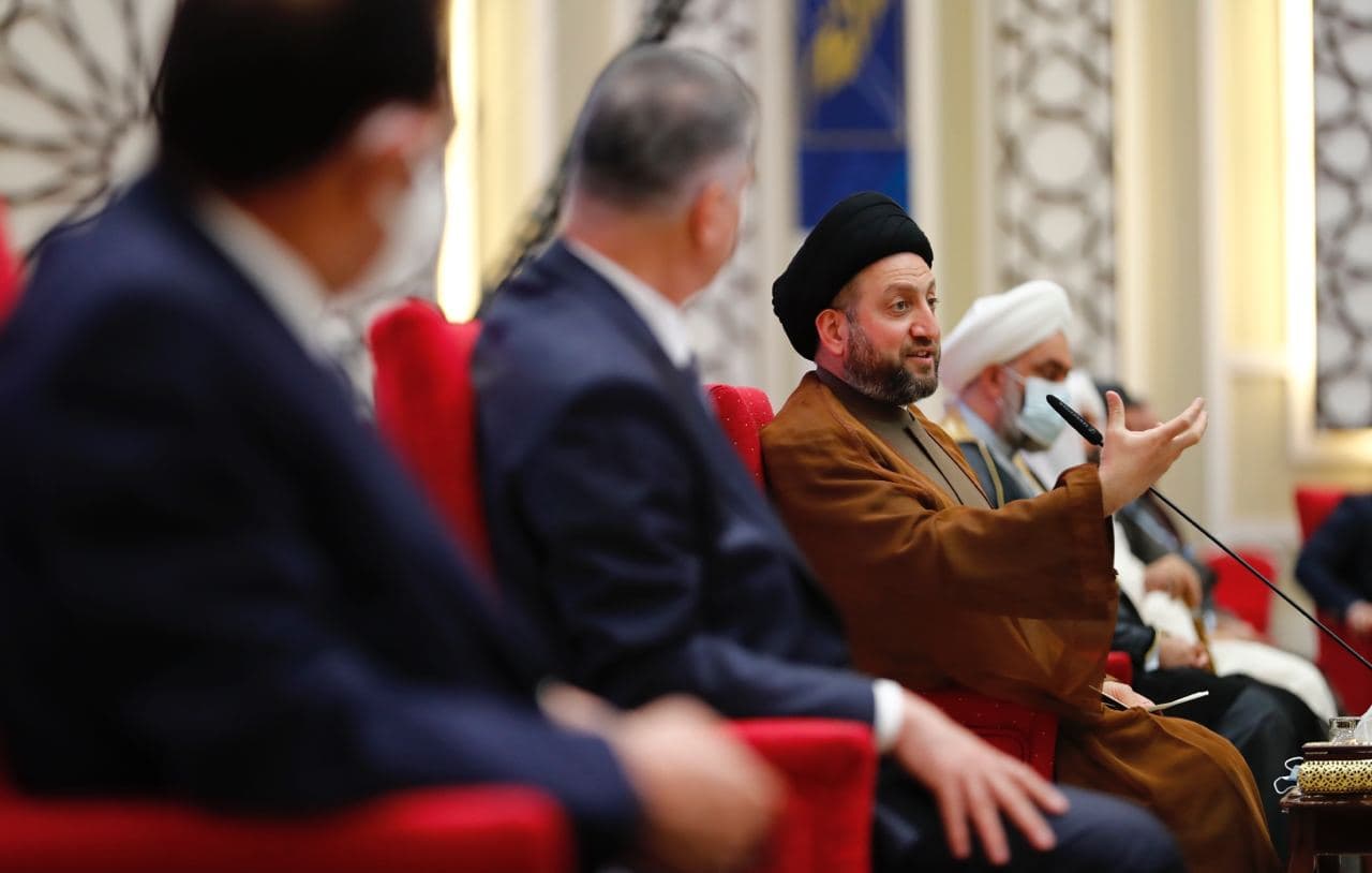 الحكيم يحذر من "فوضى كبيرة" ويؤكد: المشاركة الواسعة في الانتخابات تحقق التغيير (صور)