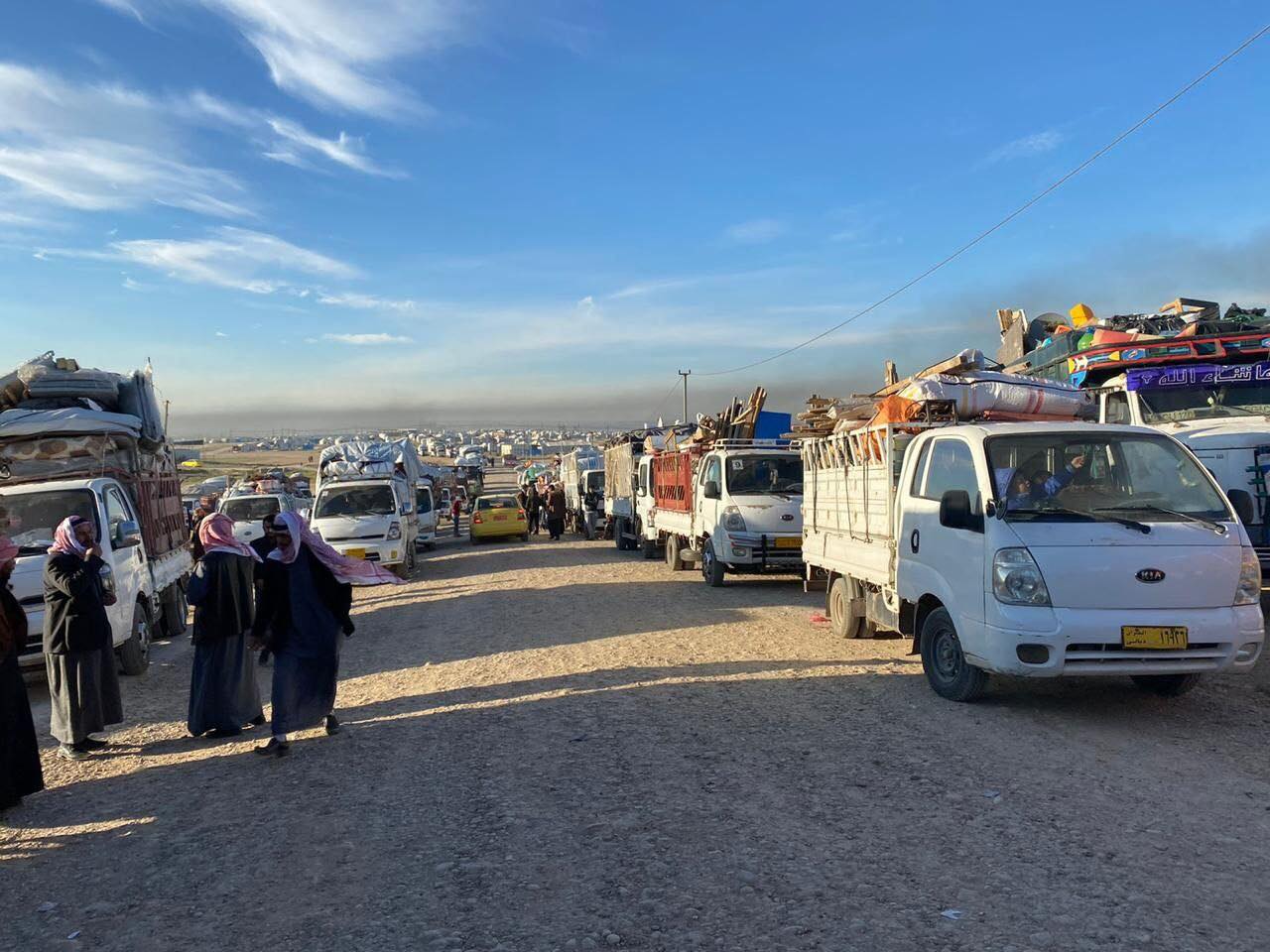 الهجرة تعلن عودة أكثر من ثلاثة آلاف نازح طوعياً الى مناطقهم في نينوى (صور)