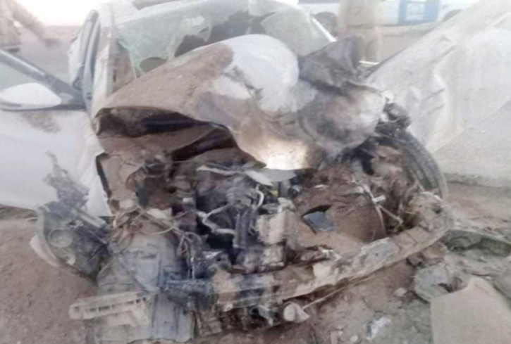 مصرع واصابة 6 اشخاص بحادث سير مروع في المثنى