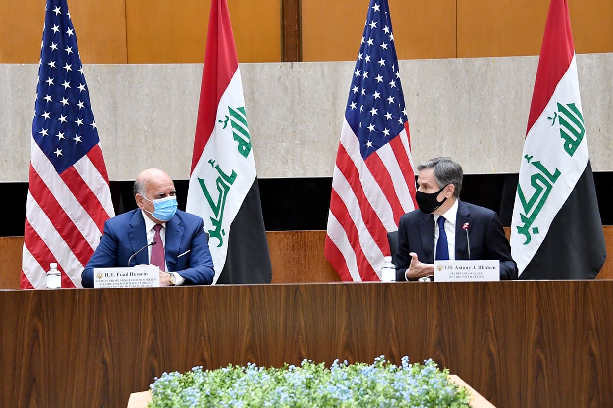 وزير الخارجية: العراق يحتاج العمل مع التحالف الدولي بقيادة أمريكا