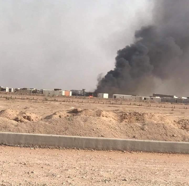 فرقة الإمام علي القتالية: تعرضنا لضربتين جويتين في النجف الأشرف استهدفتا حاويات عتاد