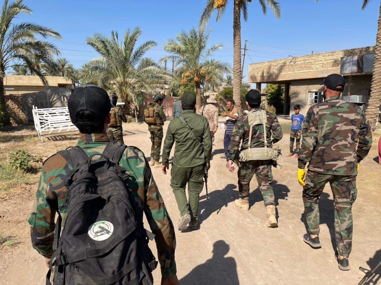 الحشد يفجر خمسة منازل ومضافتين لداعش في الطارمية (صور)