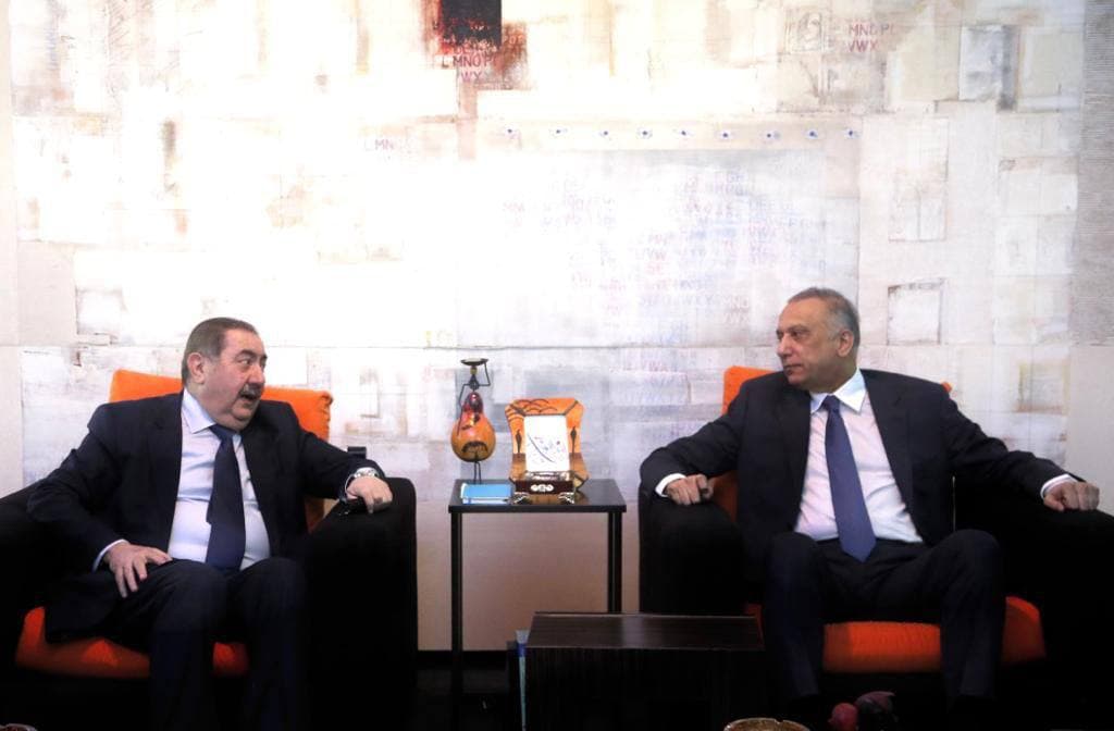 الكاظمي ووفد كردي يؤكدان أهمية تشكيل حكومة وطنية