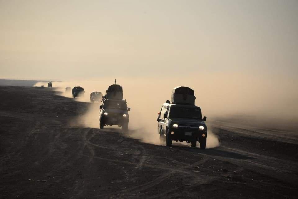 كان يستقلها خمسة ارهابيين.. الحشد الشعبي يسيطر على عجلة لـ"داعش" غرب الانبار