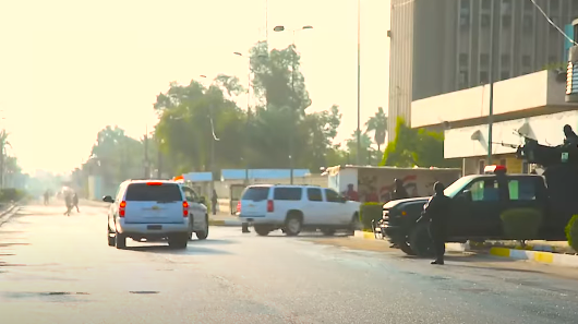 مصرع امرأة خلال تصادم سيارة أجرة بموكب وزير الداخلية ببغداد