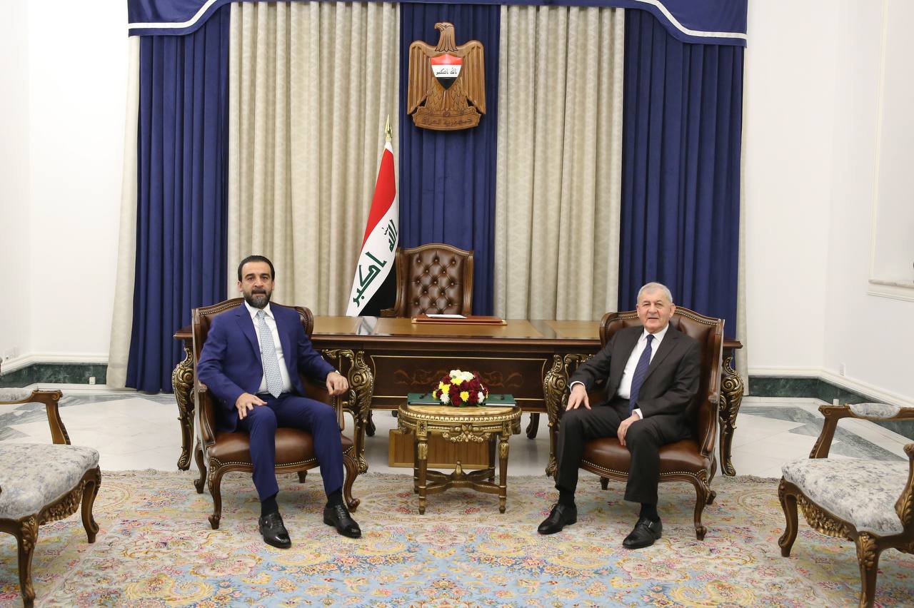 الحلبوسي ورشيد يناقشان "القوانين المعلقة" واتفاق على إشراك رئاسة الجمهورية في التشريعات المهمة