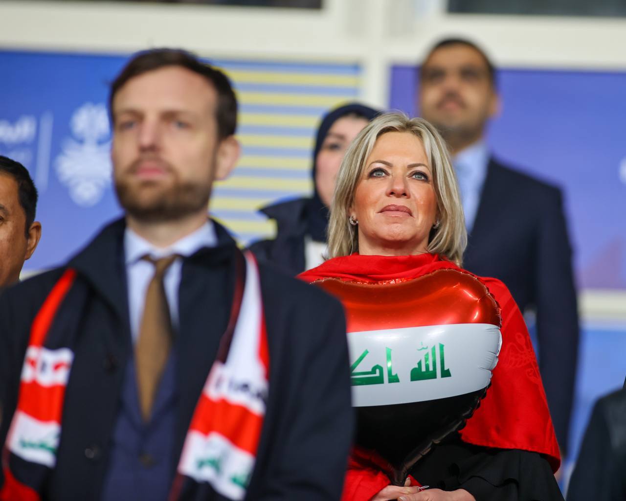 بلاسخارت تصل البصرة لحضور مباراة كرة قدم