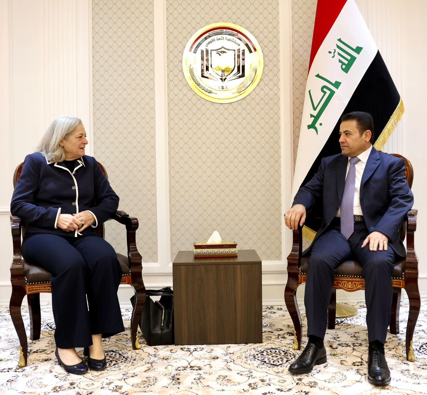 الأعرجي يؤكد لرومانوسكي أهمية تمتين العلاقات الإستراتيجية بين العراق وأمريكا