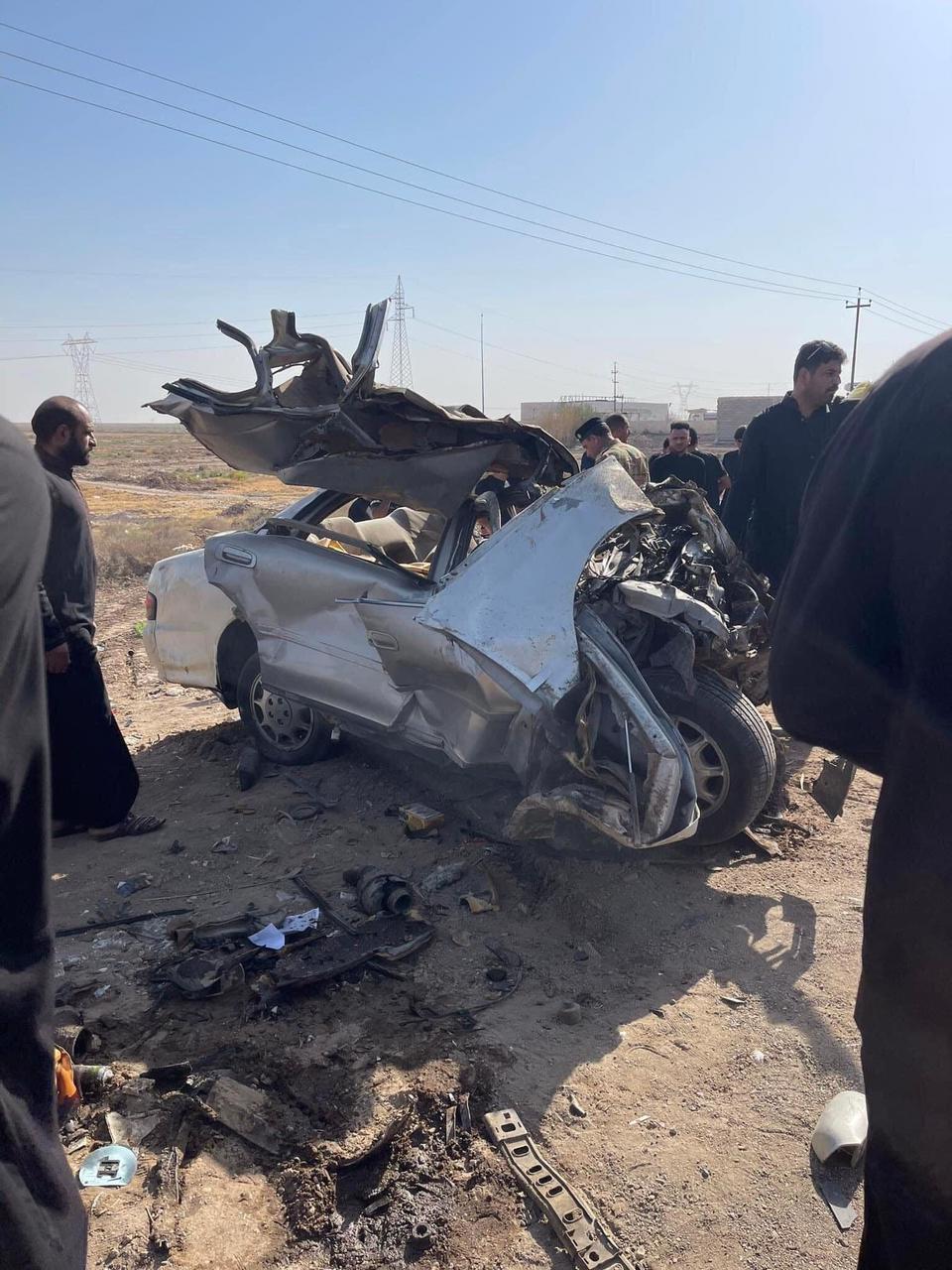 بينهم نساء.. مصرع وإصابة 6 أشخاص بحادث سير "مروع" في ميسان