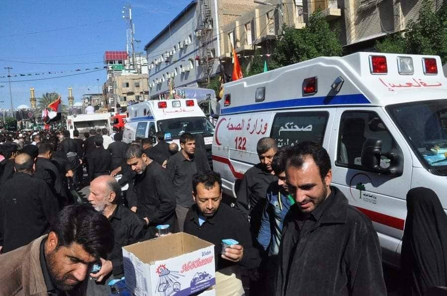 عجلات الإسعاف الفوري في  كربلاء تنقل أكثر من ( 145) ألف حالة مرضية خلال العام الماضي