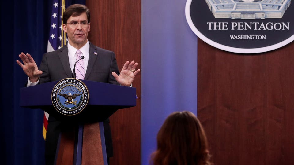 وزير الدفاع الأميركي: لقاح كورونا سيكون جاهزا نهاية العام