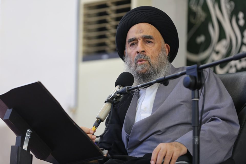 اية الله المدرسي: الكوادر الصحية بالعراق  يقومون بدور وزارات الدفاع والأمن