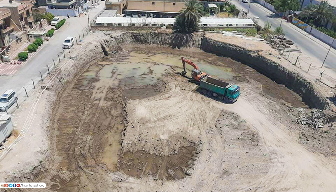 بالصور:العتبة الحسينية المقدسة تبني مستشفى للاطفال بمواصفات عالمية من 8 طوابق في ابرز مناطق بابل