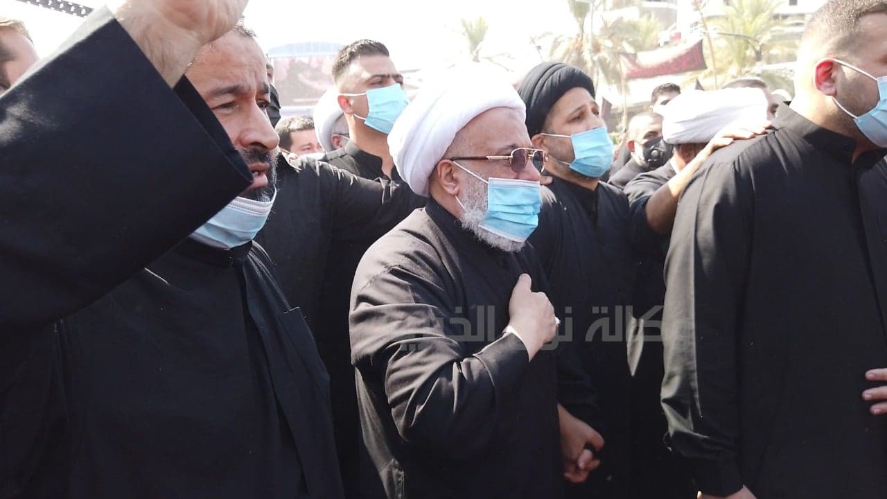 كربلاء .. ممثل المرجع السيستاني يشارك بعزاء ركضة طويريج في يوم عاشوراء (فيديو)