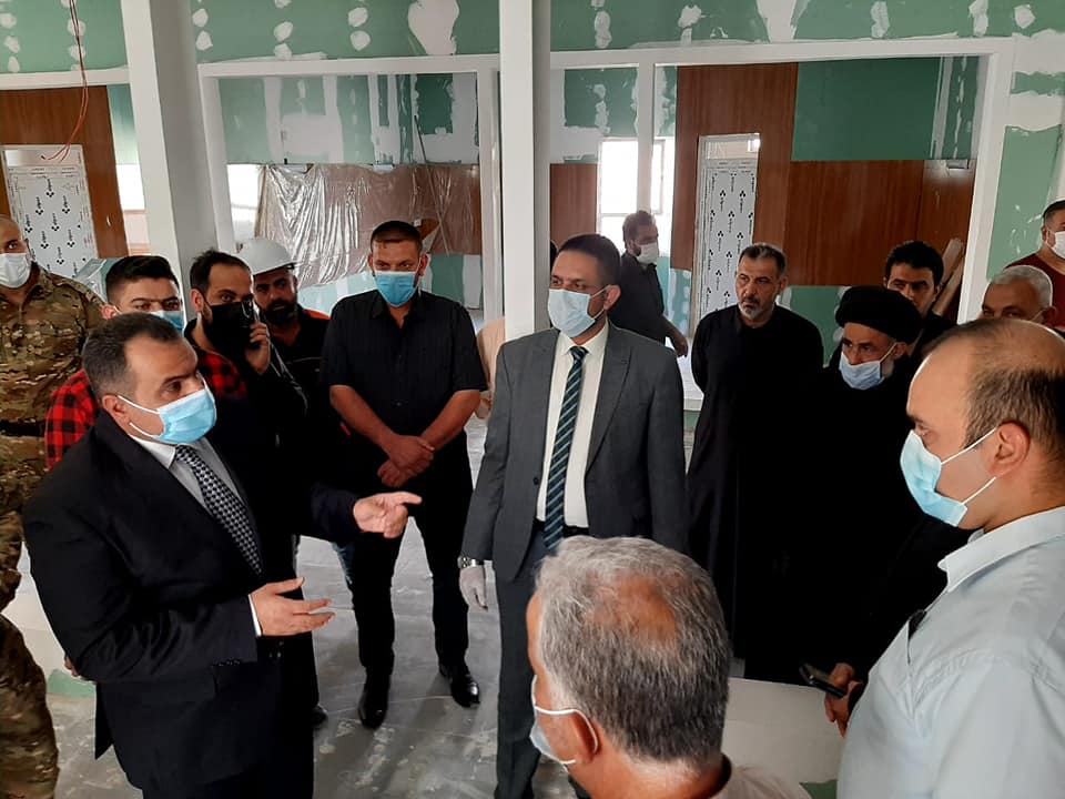 بالصور:ممثل المرجع السيستاني يوعز بتحويل مركز الشفاء في كركوك إلى مشفى