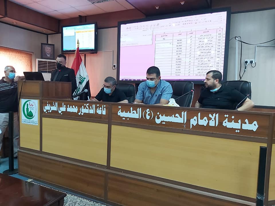 مصور:صحة كربلاء تُوَزع ( 194 ) صيدلانياَ مُتدرباَ على المؤسسات الصحية في المحافظة