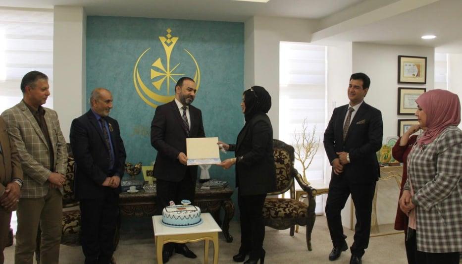 وكيل وزارة الثقافة والسياحة والاثار يبحث تطوير العمل الثقافي مع سفراء السلام والانسانية