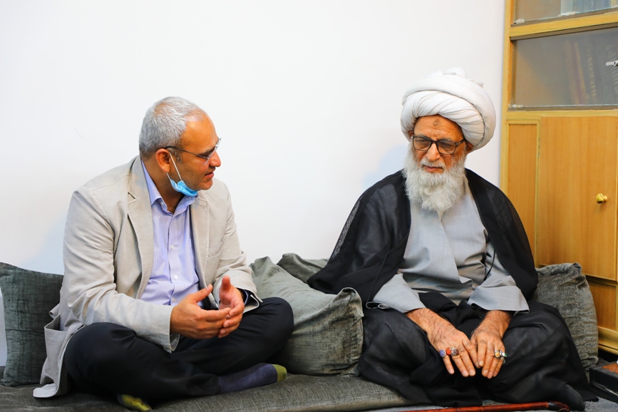المرجع النجفي يستقبل مسؤول منظمة دولية:“ستبقى النجف صمام أمان المجتمع العراقي دوماً وأبداً