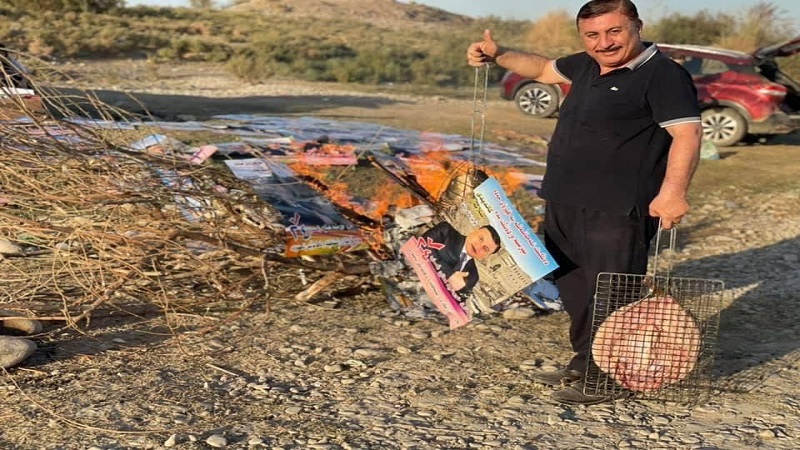 بعد خسارته في السباق.. هكذا تعامل أحد المرشحين مع دعاياته الانتخابية (صور)