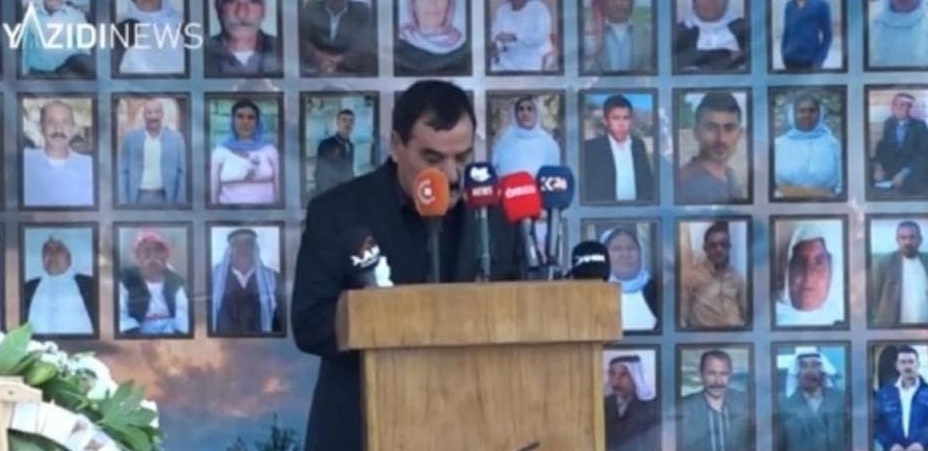 بالفيديو: بحضور مسؤول دولي في جرائم داعش..مسؤول ايزيدي يشكر السيد السيستاني لتجريمه الدواعش والقتال ضدهم