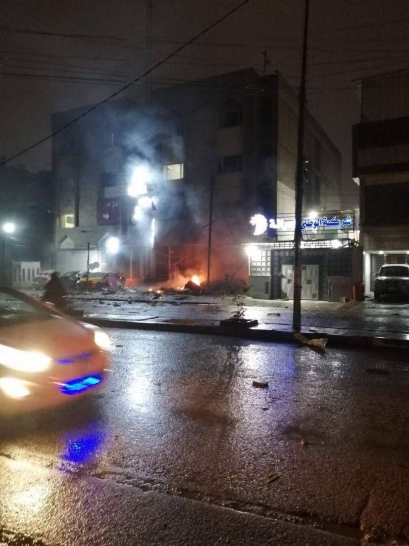 انفجاران وسط بغداد...مصور