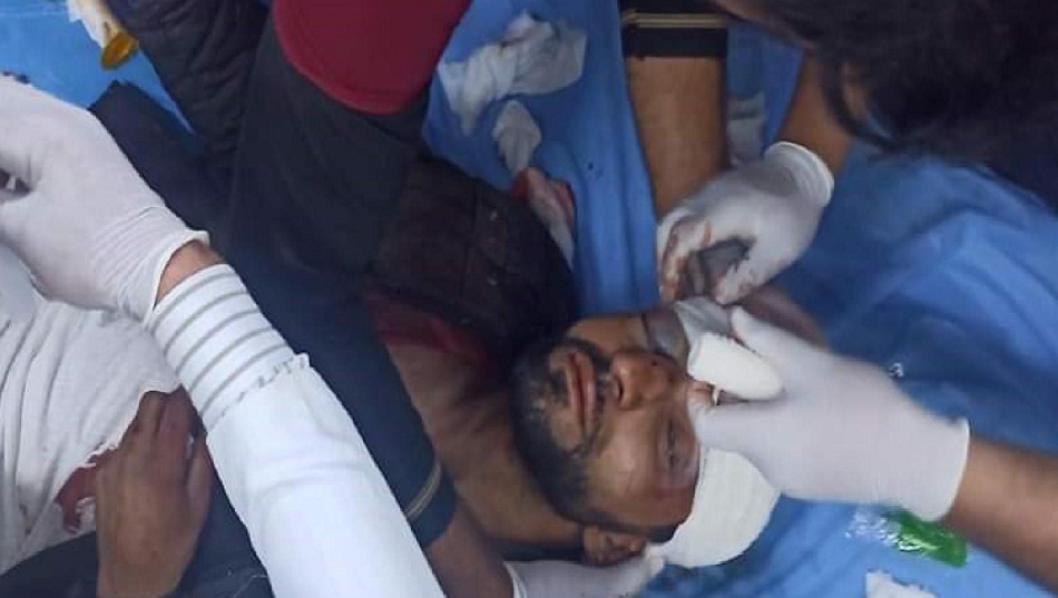 بالصورة: أحدث ظهور للناشط ضرغام ماجد من داخل المستشفى