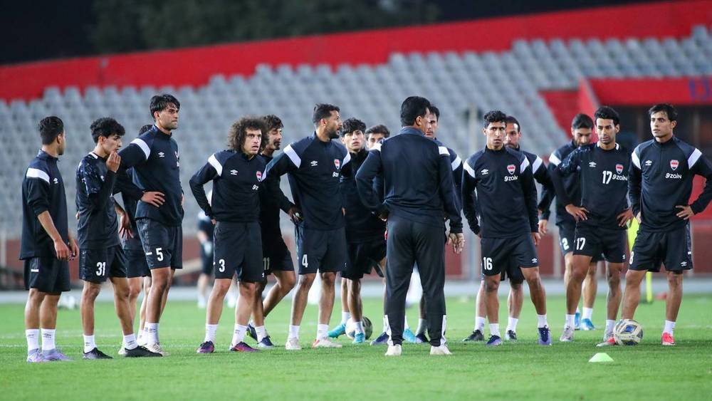 العراق يباشر تدريباته استعداداً لمباراتي الإمارات وسوريا