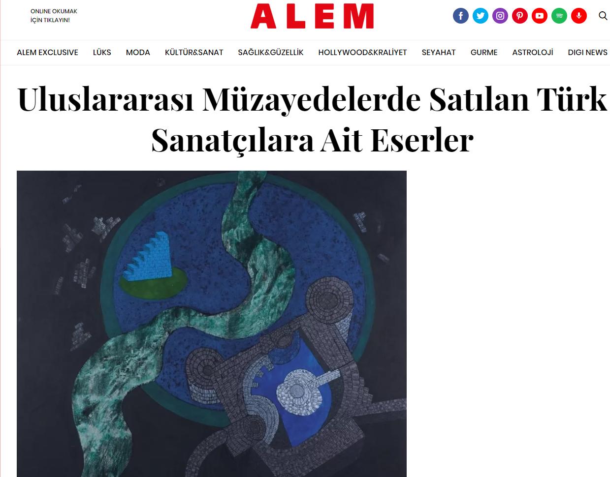 لوحة فنية عن كربلاء ضمن أغلى (10) أعمال لفنانين أتراك على الإطلاق!!