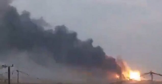 انفجار مستودع أسلحة في النجف