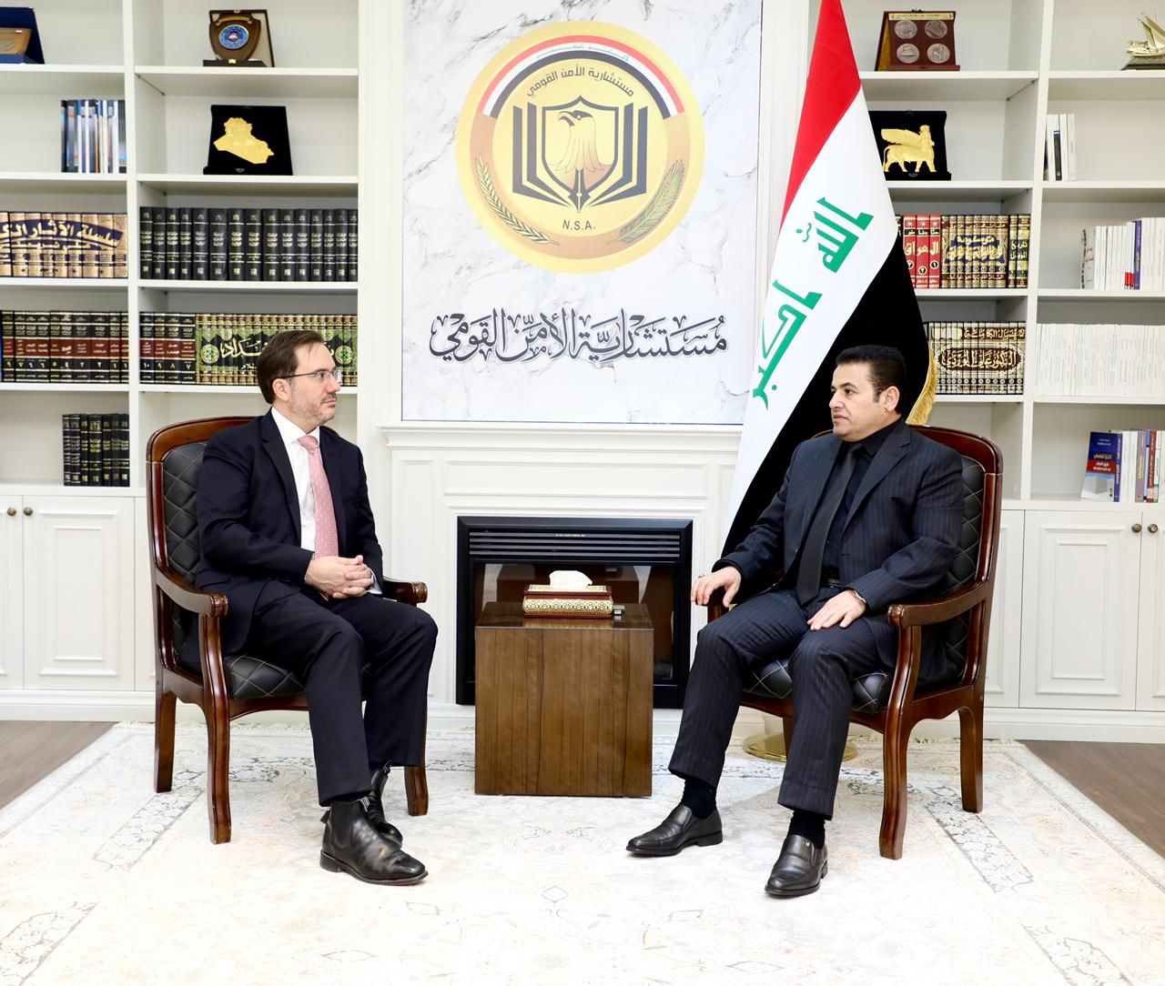 الاعرجي يلتقي بالسفير البريطاني