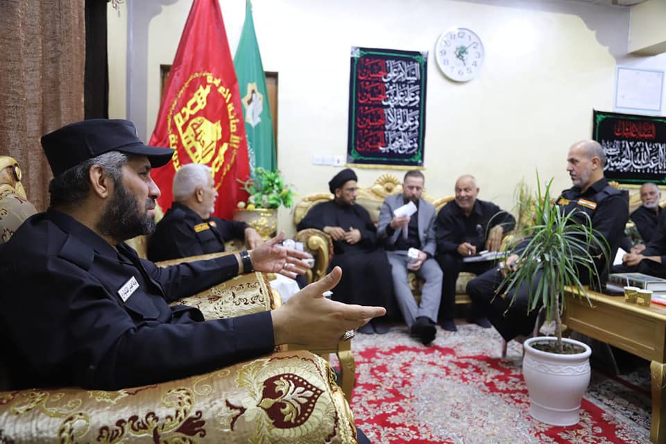 حشد العتبات تشرع بالنزول الى الشارع لتأمين الحماية للزائرين خلال زيارة الاربعين