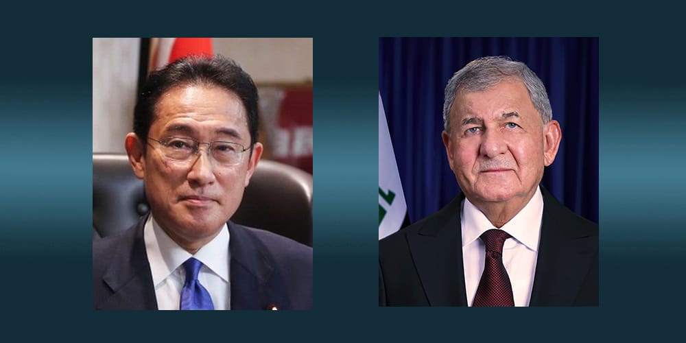 رسالة من رئيس وزراء اليابان الى الرئيس العراقي تؤكد دعم طوكيو للعراق