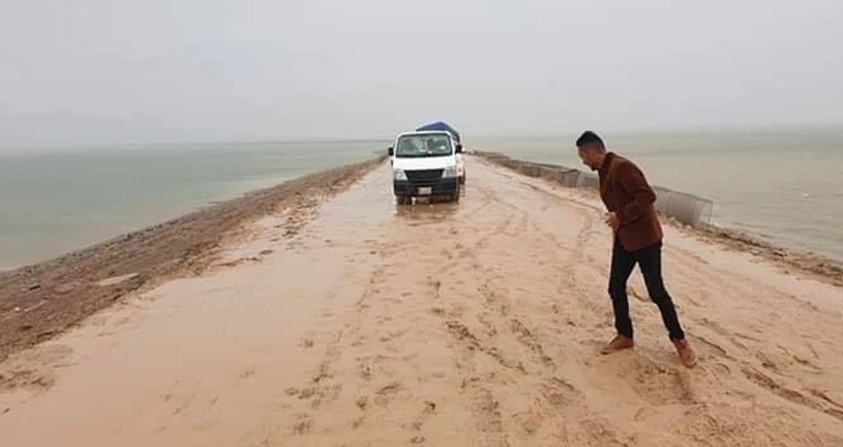 لأول مرة منذ 3 سنوات.. بحيرة حمرين ترتفع 2سم بفعل سيول الساعات 48 الماضية