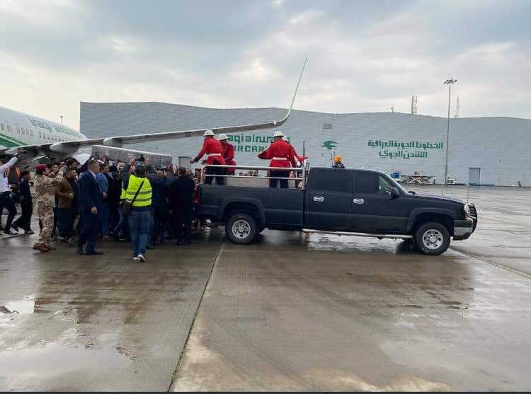 وصول جثمان سلام الزوبعي إلى مطار بغداد