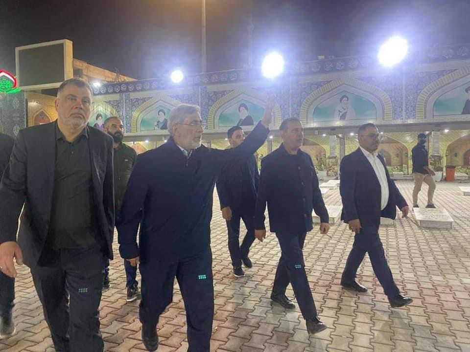 بالصور.. قاآني يزور مرقد الشهيد الصدر