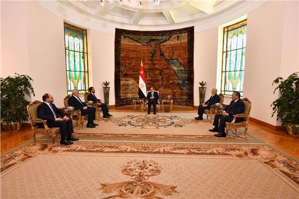 السيسي يستقبل رئيس مجلس النواب العراقي