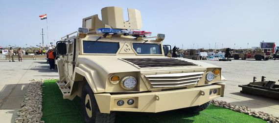 العراق يعلن عن تصنيع وتجميع عجلة عسكرية مدرعة (تاجي 23)
