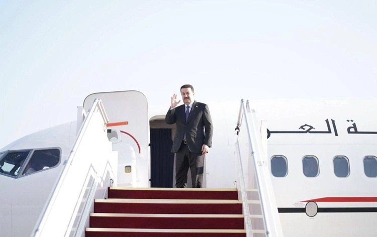 السوداني يصل إلى المثنى لافتتاح عدد من المشاريع