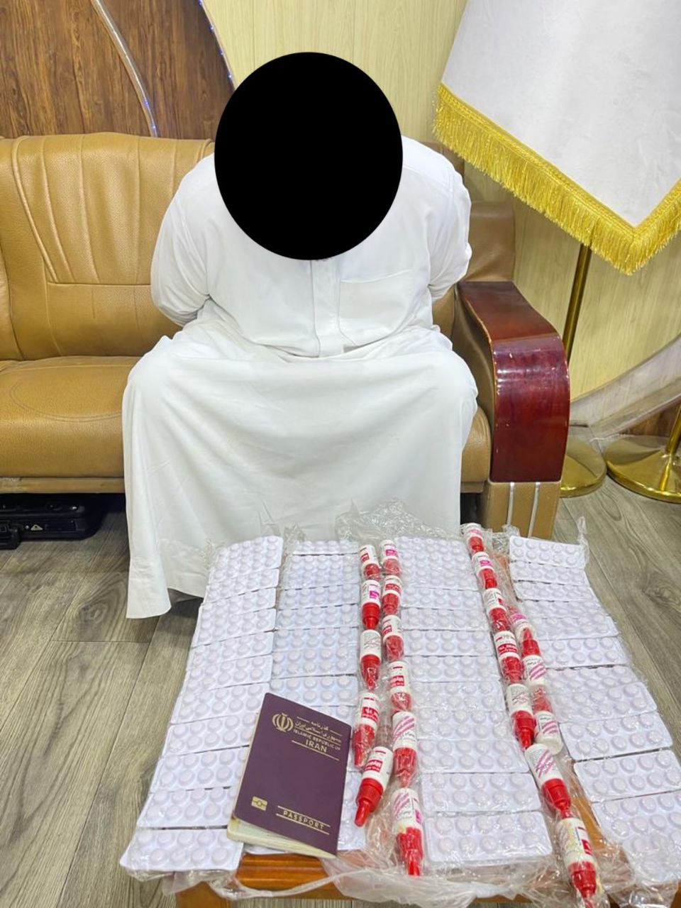 ضبط حبوب مخدرة بحوزة مسافر أجنبي الجنسية في منفذ الشلامجة الحدودي