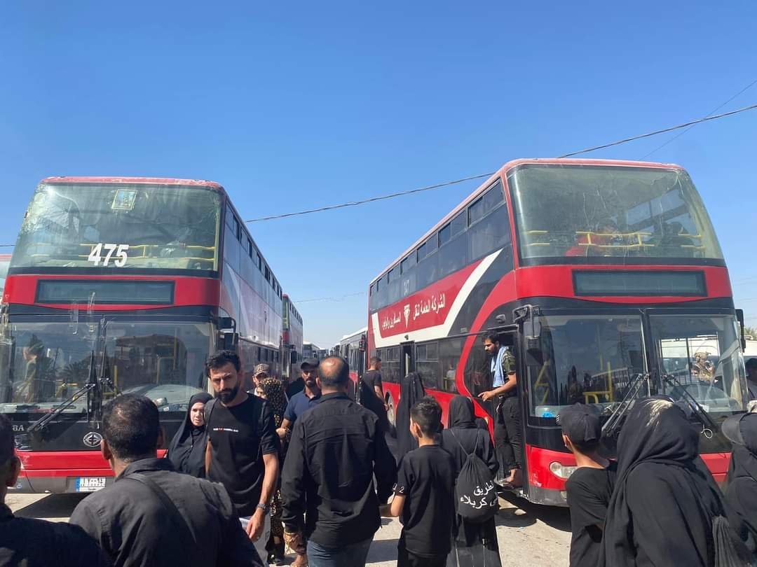 النقل: بدء التفويج العكسي لزائري عاشوراء من كربلاء إلى المحافظات