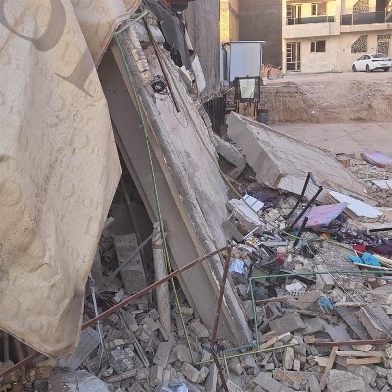 الدفاع المدني تصدر بيان رسمي حول إنهيار مركز تجميل في بغداد