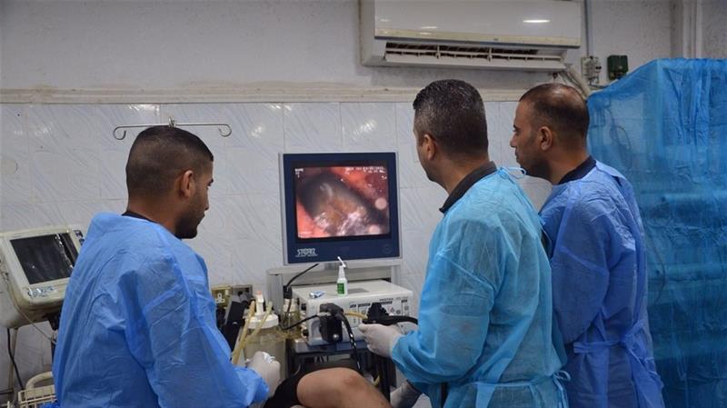 بالصورة:مـستشفى بعقوبة: إستخراج هاتف محمول (موبايل) من معدة مريض يبلغ من العمر 30 عاما