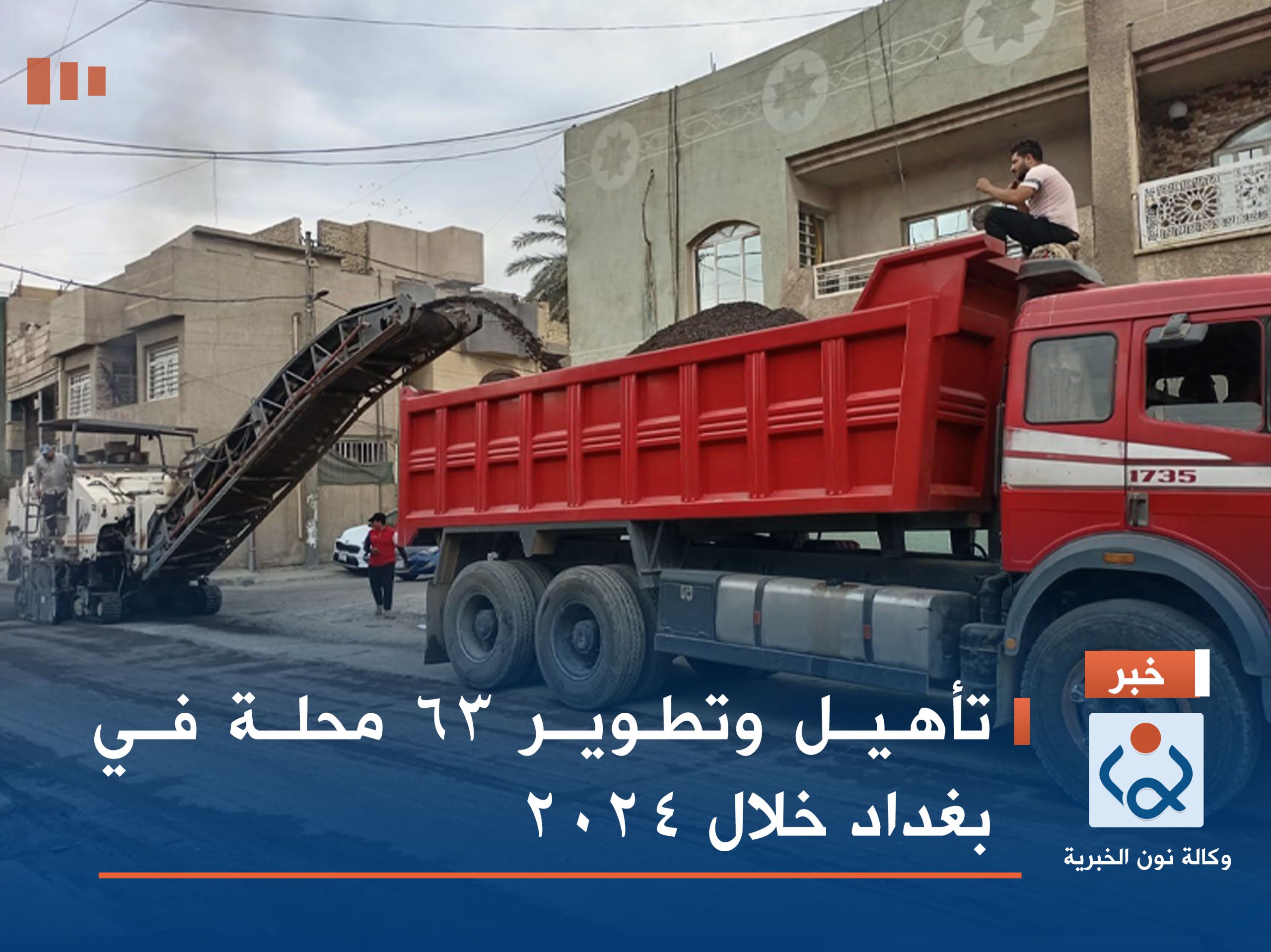 تأهيل وتطوير 63 محلة في بغداد خلال 2024