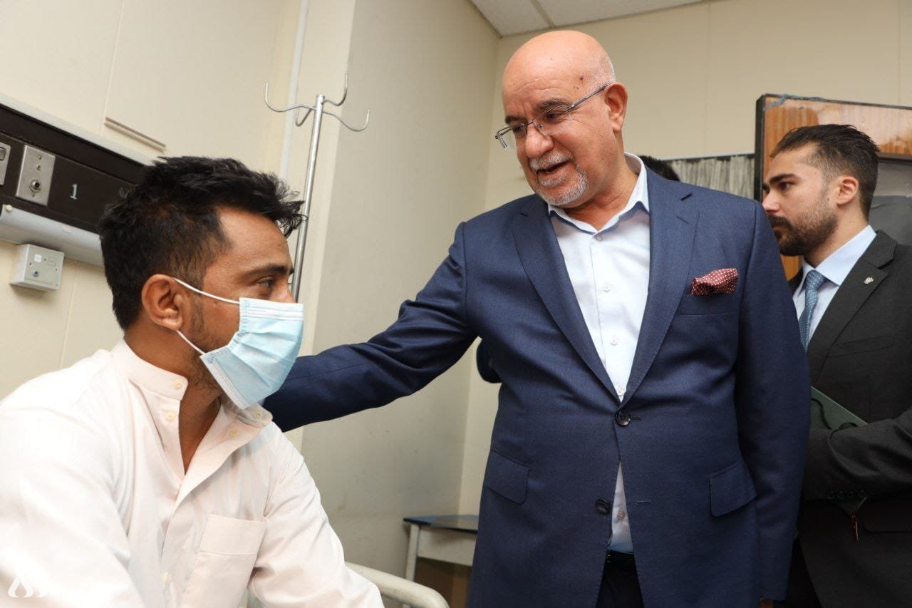 وزير الصحة بعلن موافقة رئيس الوزراء على التوصيات المرفوعة بشأن المثنى